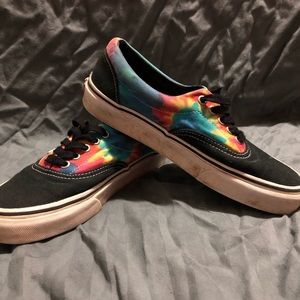 Tie dye low top vans